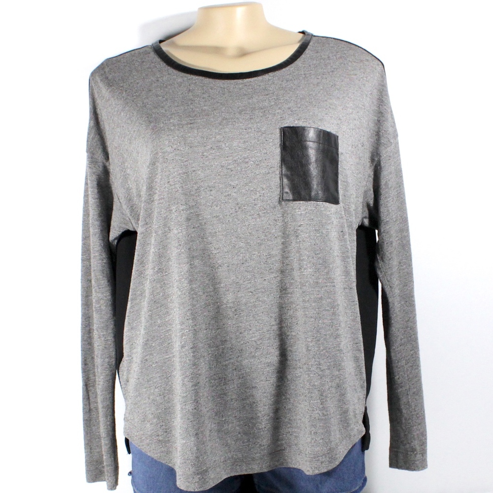⭐️LOFT Grey Long Sleeves Top Womens Size Medium⭐️